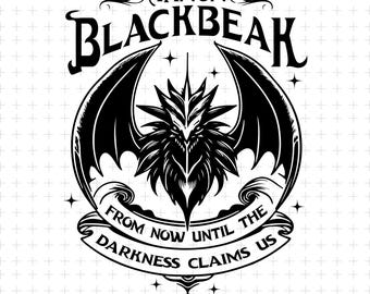 Throne of Glass Svg Png, Manon Blackbeak From Now Until The Darkness Claims Us Png, Bookish Merch Png, Manon Blackbeak