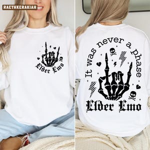 It Was Never A Phase Elder Emo Svg, Elder Emo Gift, Emo Night Svg, Millenial Svg, Mothers Day, Emo Mama Svg, Mama Funny Rocking