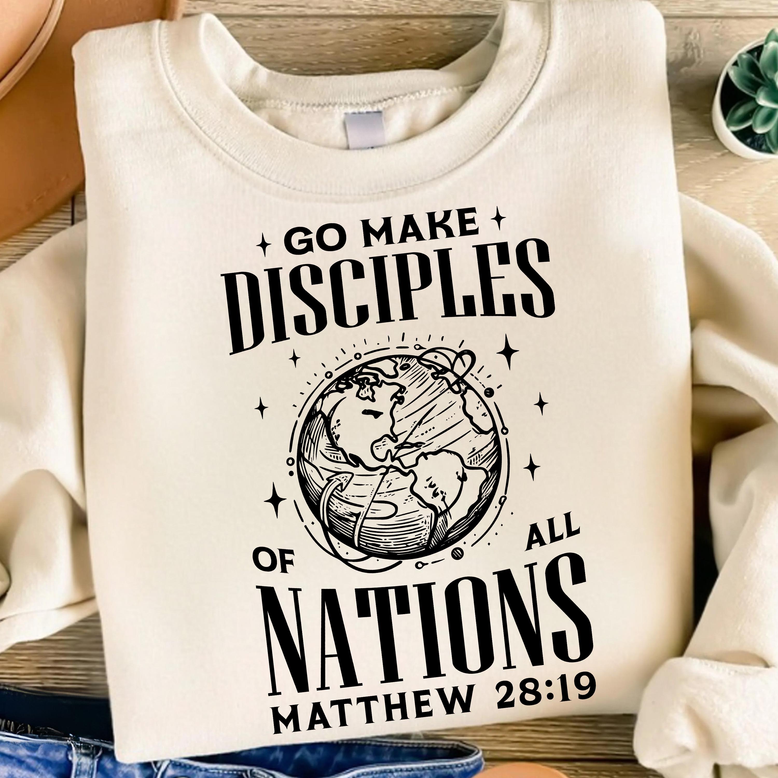 Go Make Disciples Design Svg Png, Jesus Loves You Png, Christian Dad ...