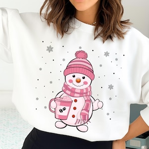 Coffee Snowman Png, Let It Snow Png, Snowman Winter Png, Santa Winter Png, Christmas Snowman Png, Winter Coffee Png, Cozy Winter