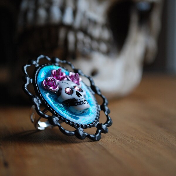 Day of the Dead Catrina ring