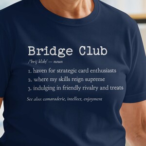 Camisetas e moletons do clube de bridge, presentes para jogadores de cartas, roupas engraçadas para jogadores de cartas, camiseta para entusiastas de bridge de estratégia
