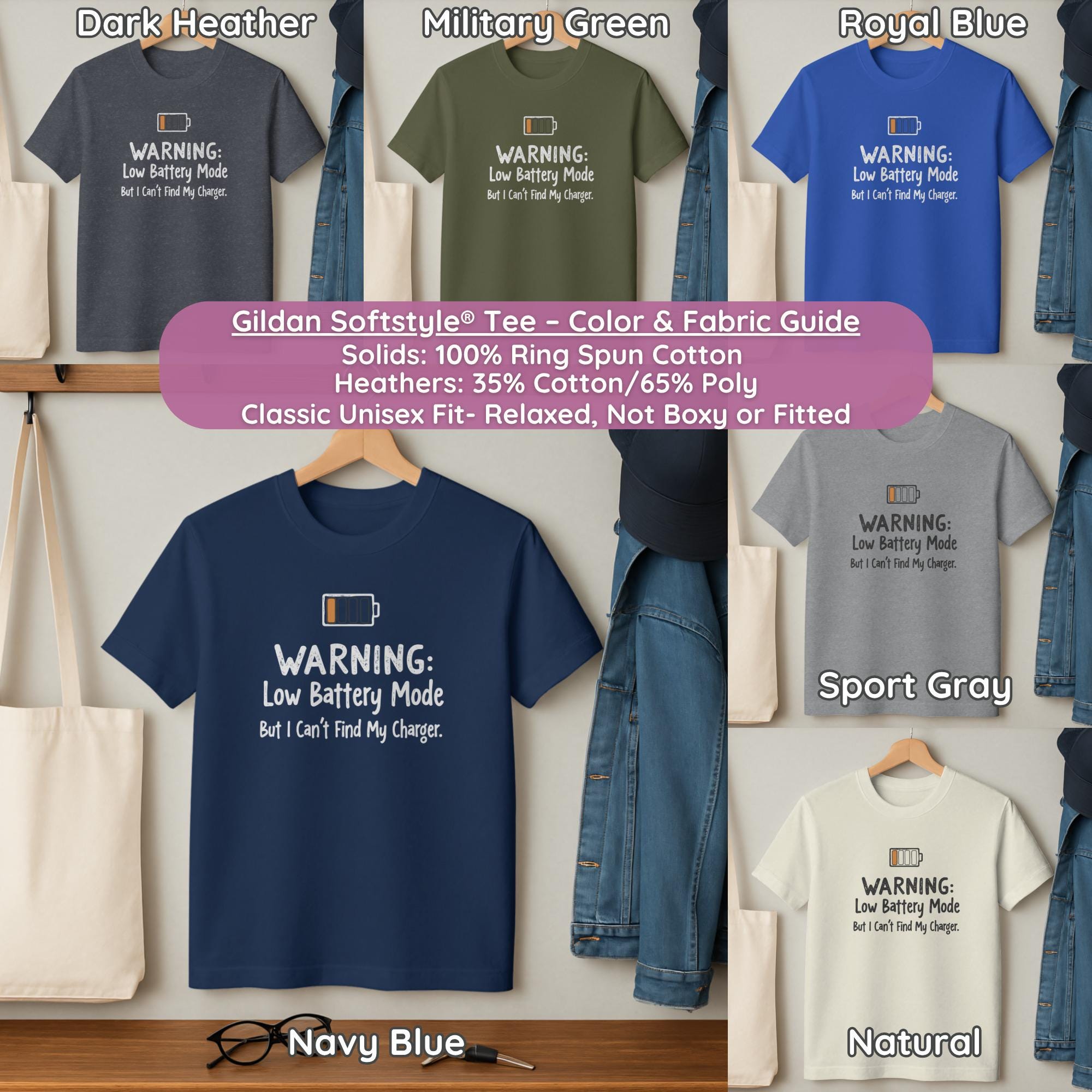 Shirtgeil Maglietta Divertente Per Bambini E Ragazzi 'Things I Hate: Loading, Wi-Fi, Low Battery' – 100% Cotone, Certificato Öko-Tex - 4
