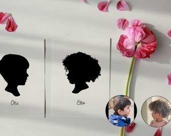 Custom silhouette portrait