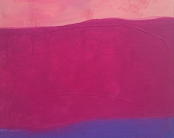 Pink Abstract Painting 18 x 24 inches