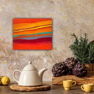 Abstract Journey, 8 x 10 inch Painting image 1