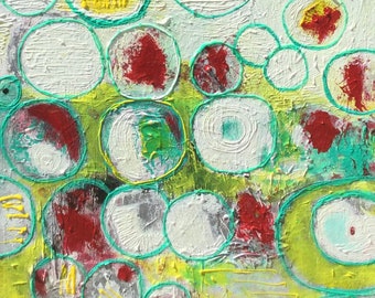 Blood - Contemporary Art New Home Decor Canvas Artwork, Abstract Painting Wall Art Decor, Acrylic Painting Original Art