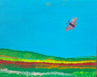 Untitled Whimsical Landscape Painting