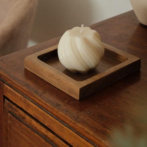 Handcrafted Wooden Catchall Tray: Desk & Entryway Organizer