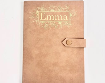 Personalised Notebook Journal | Teacher Gift | Wedding Bridal Party | Customised Notebook | Corporate Gift | Engraved Notebook