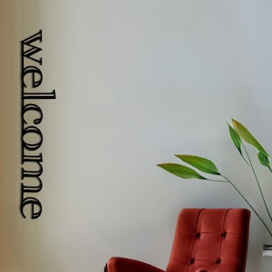 Metal Welcome Sign Wall Art Front Door Decor Entryway Decor Modern Home Decor Wall Hangings Christmas Gifts