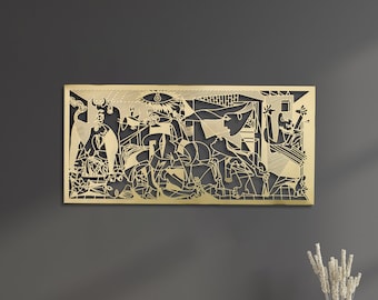 Picasso Guernica Metal Wall Art Contemporary Home Decor