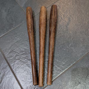 Mid Century Wood Stacking Table Stool legs 14” set of three