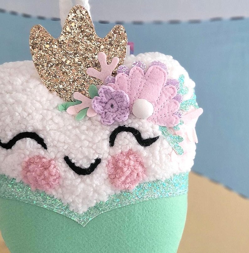 Personalized Tooth Fairy Pillow with Pocket, Tooth Fairy Letter, Keepsake Baby Shower Gift, Tooth Cushion, Tooth Fairy Pillow with Crown image 19