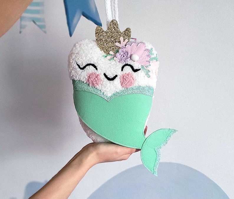 Personalized Tooth Fairy Pillow with Pocket, Tooth Fairy Letter, Keepsake Baby Shower Gift, Tooth Cushion, Tooth Fairy Pillow with Crown mermaid tooth