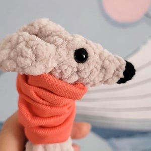 Italian Greyhound Plush Toy – Whippet Dog holiday gift, Gift for Dog Lovers image 8