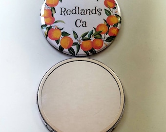 Gift Keepsake Redlands California Hand Mirror