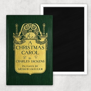 Vintage Book Cover 2 x 3 Refrigerator Magnet A Christmas Carol