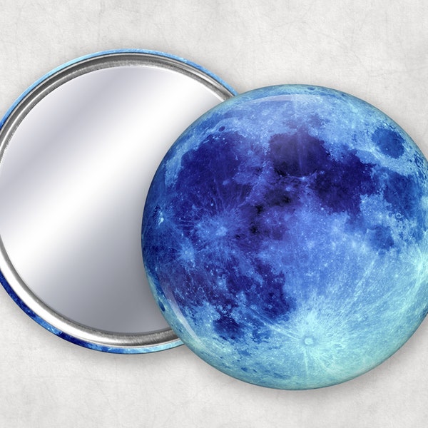 Huge Blue Moon Mirror