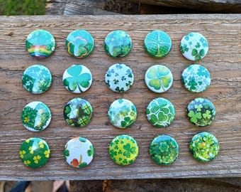 Mini Buttons St Patrick's Day Party Pack of 20