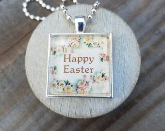 Beautiful Happy Easter Pendant