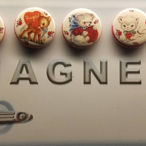 Mini Vintage Valentine Magnet Set