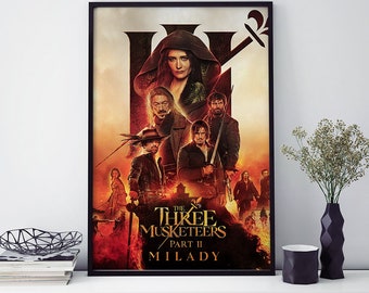 The Three Musketeers Milady Movie posters, art prints, home decor, wall art, art poster gifts