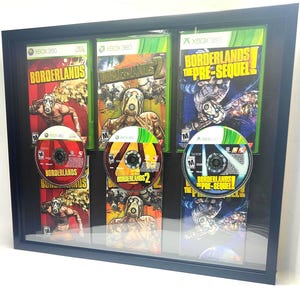 Borderlands 1 2 and Pre-sequel collection for Xbox360 and PS3 framed shooter videogame wall art arcade game room gamer gift home decor