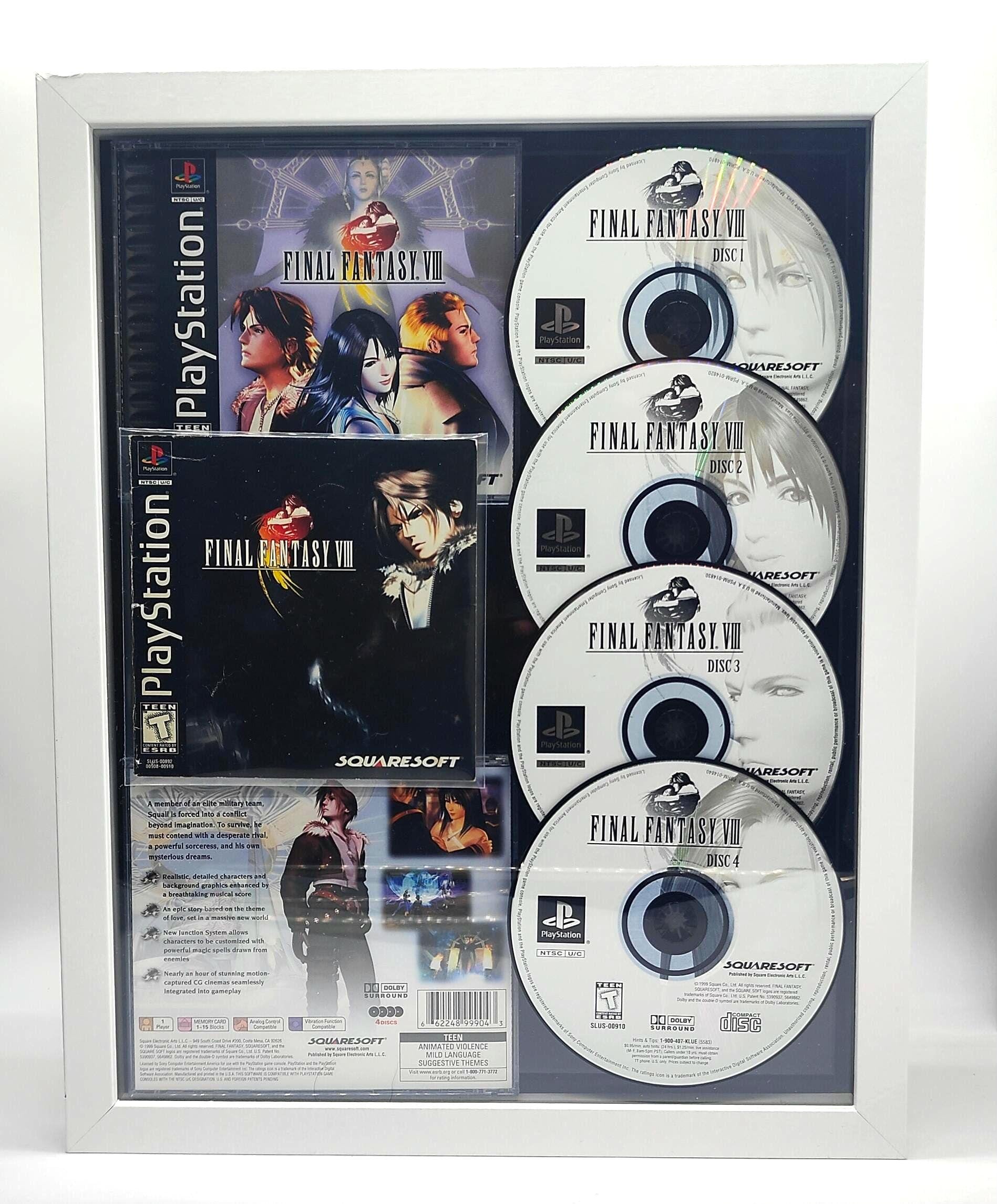 Darich 8周年ノベルティ ESPECIAL ANNIVERSARY BOX Final Fantasy 8 FF8 PS1 Framed Video Game Shadowbox W/ Case