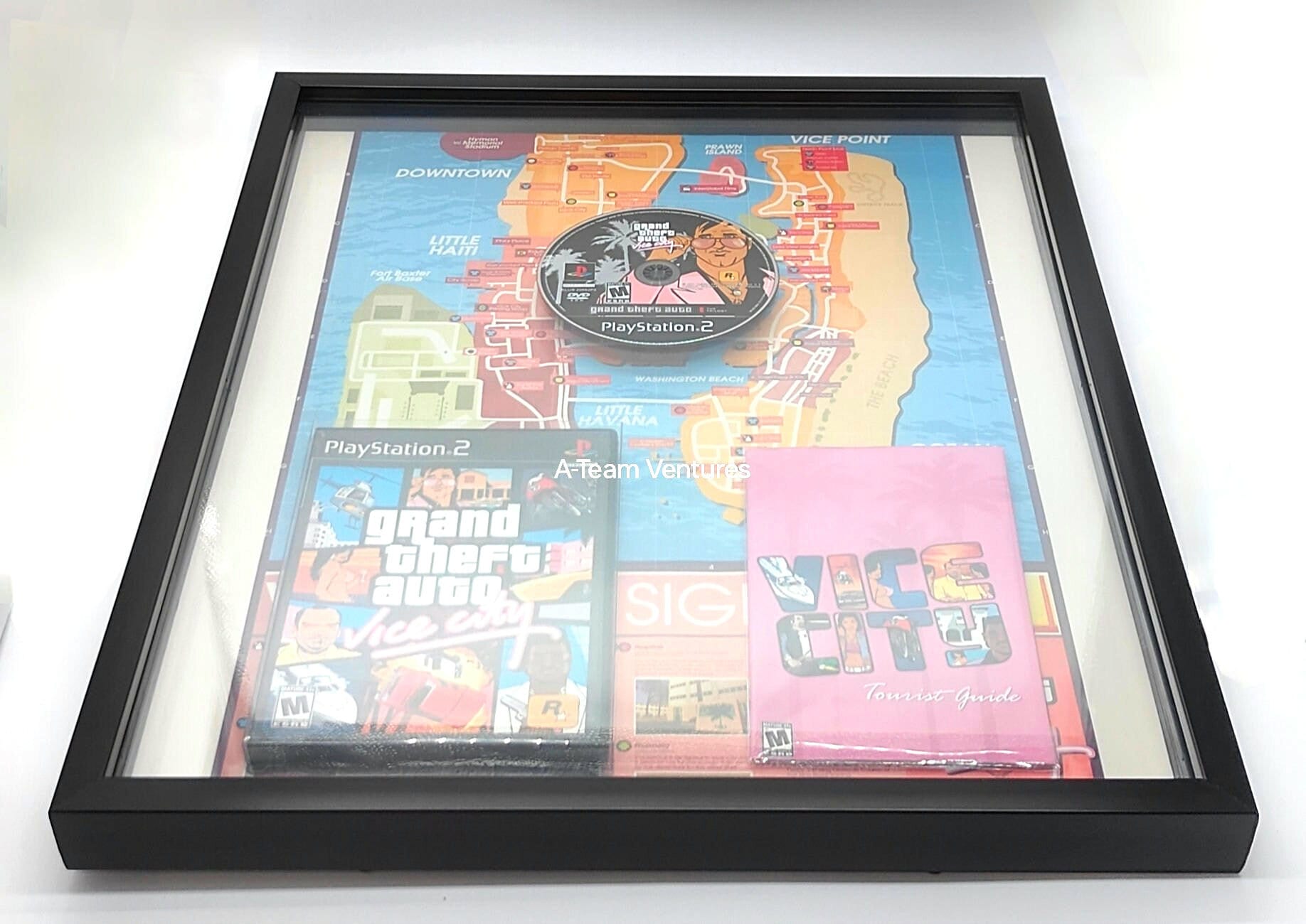 Grand Theft Auto Vice City GTA Playstation PS2 - Cover, Disc