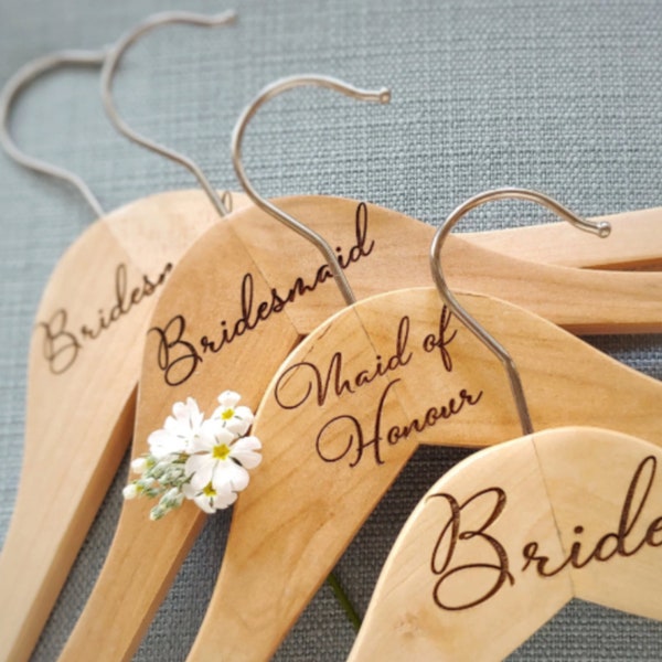 Bridesmaid Hanger - Bride Hanger - Personalized Bridesmaid Hangers, Bridal Hanger Wedding