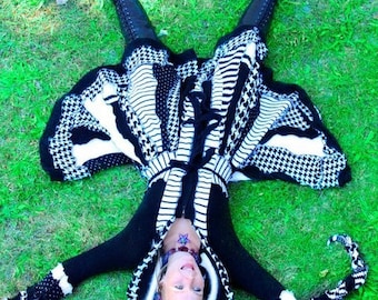 Katwise -  Recycled Sweater Tutorial - Plus size Elf Coat