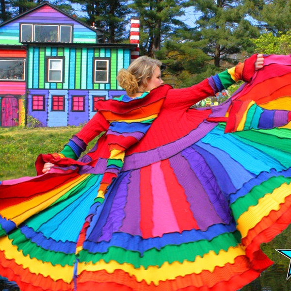 KATWISE Sweater Coat - Rainbow Magic - Tutorial PDF