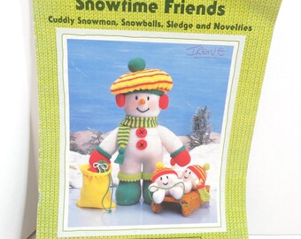 Jean Greenhowe's Pattern Booklet Snowtime Friends Double Knit DIY Vintage 1994 UK