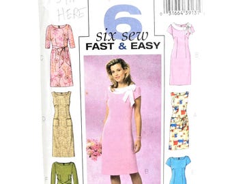 Vintage Butterick Pattern Size 16 18 20 22 DIY 2004 Fast /Easy 6 Styles Cut and All Here