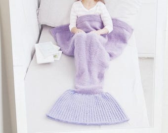 Pattern Mermaid Blanket Age 3 - 14 Years