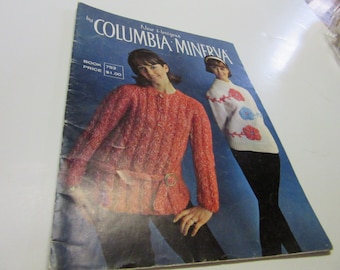 Vintage New Horizons by Columbia Minerva, Knitting Patterns, Knitwear, Pullover, Vest, Shell, Fringed Jacket, Blazer, Coat, Embroidery, Wool
