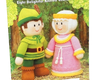 Jean Greenhowe's Storybook Dolls Pattern Booklet Double Knit DIY Vintage 1996 UK