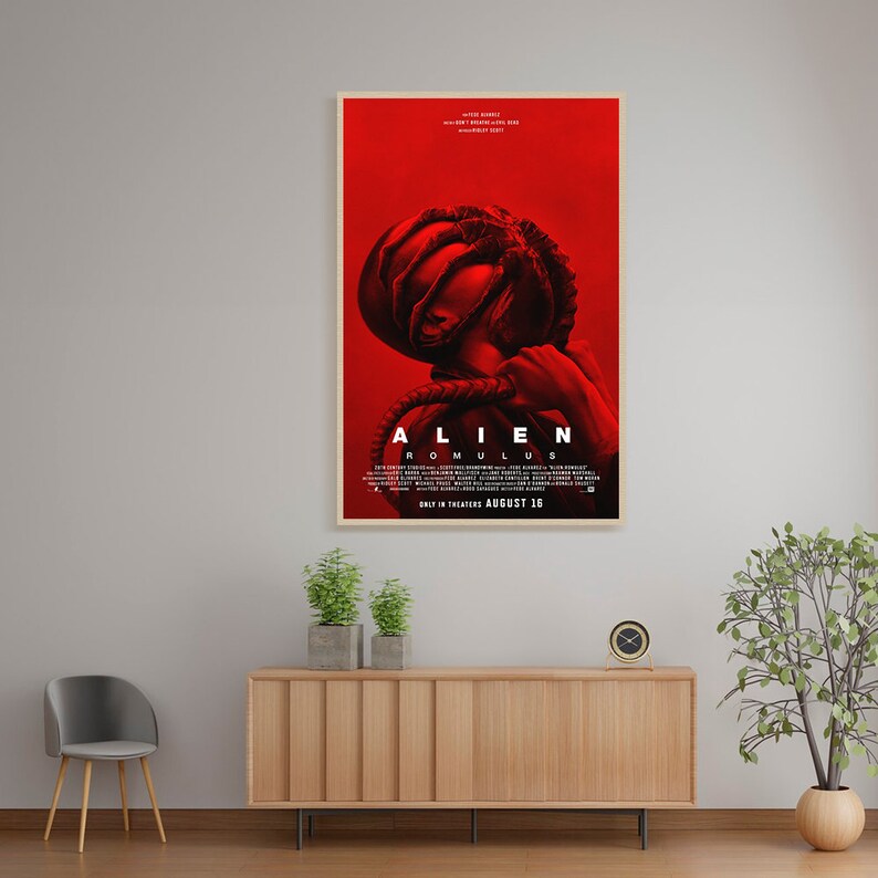 Alien Romulus Movie Poster Film Fan Collectibles Vintage Movie Poster ...