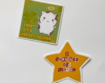 The Luckiest - Hockey Sticker | Hockey NHL Inspired Decal