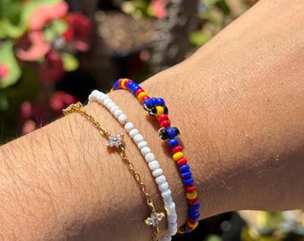 F1 Inspired Beaded Race Car Bracelet | Formula 1 Inspired Jewelry