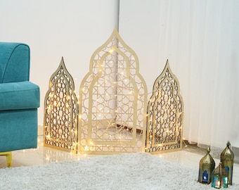 HilalFul Trio Moschee Holz Display