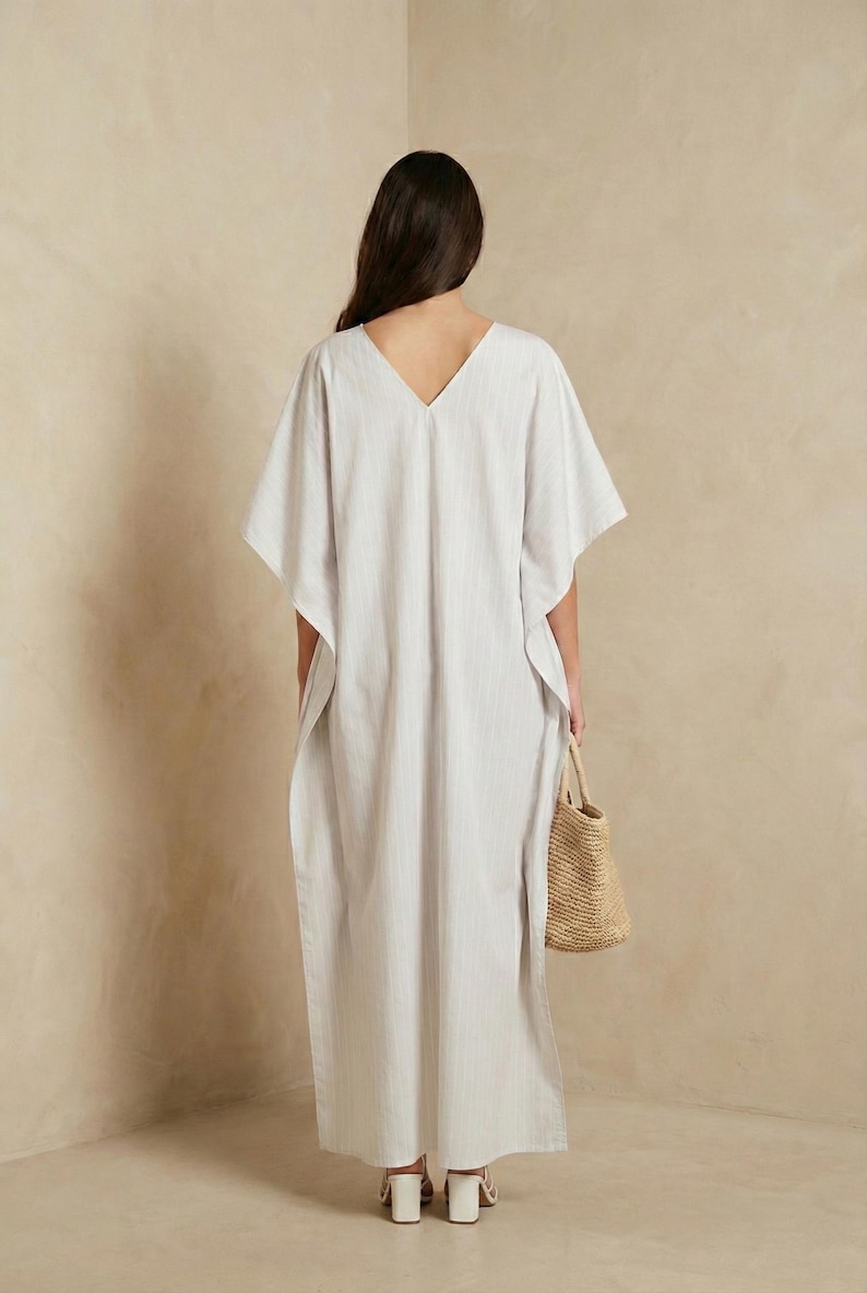 V-neck dress patterns sewing PDF digital goods DIY S-XL image 8