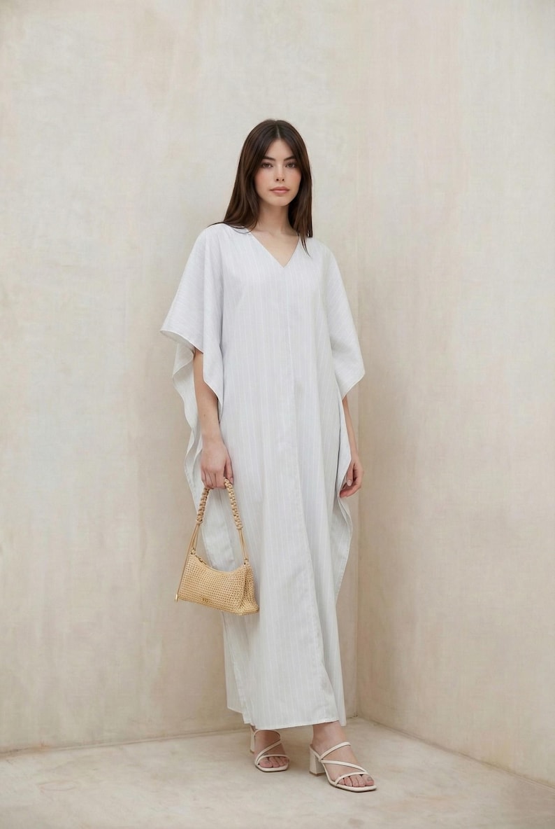 V-neck dress patterns sewing PDF digital goods DIY S-XL image 5