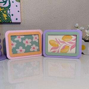 Handmade MDF photo frame with matte professional airbrush finish