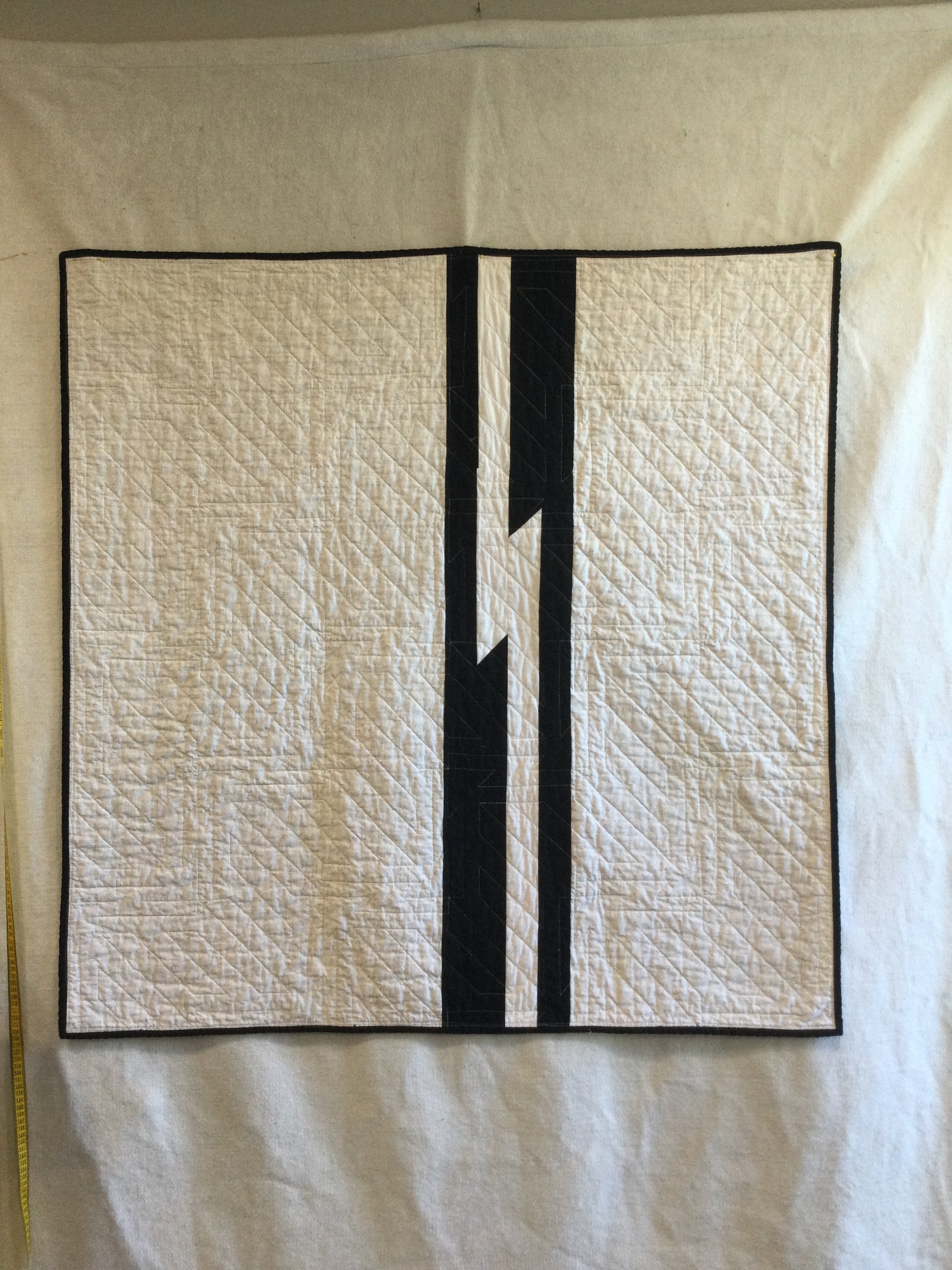 Black and White Arrow Hot Flashes Quilt Modern Scrappy Wall Etsy