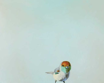 Joey: The Boy Who Fought The Sky And Lost - 12 x 12 Art Print - Giclee -  Bird