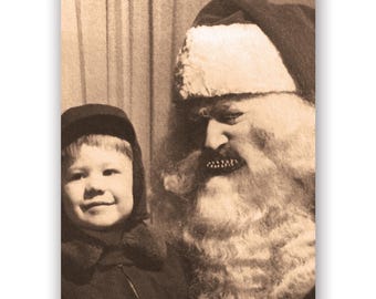 Traumatic Santa Holiday Card