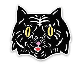 Black Cat Sticker