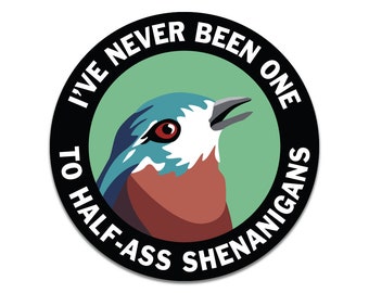 Shenanigans Round Sticker